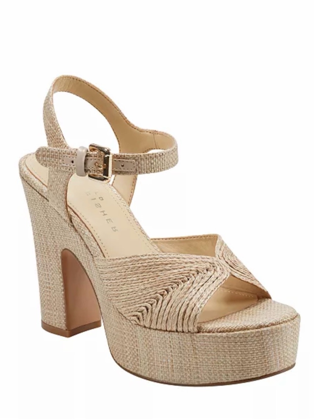 Marc Fisher Starla Block Heel Platform Sandal
